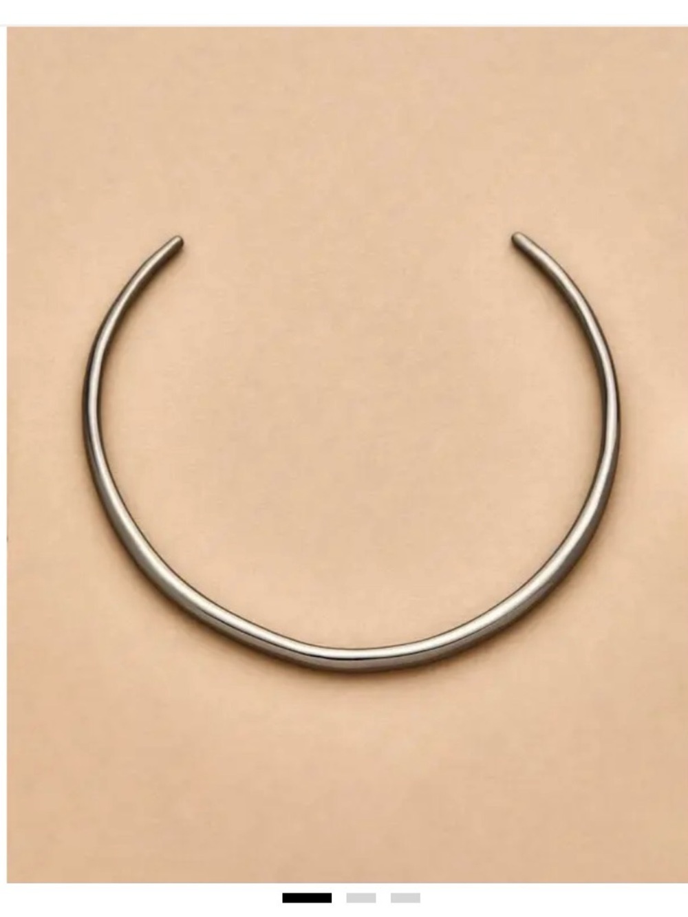Alexis Bittar gunmetal Open Cuff - Picture 4 of 4